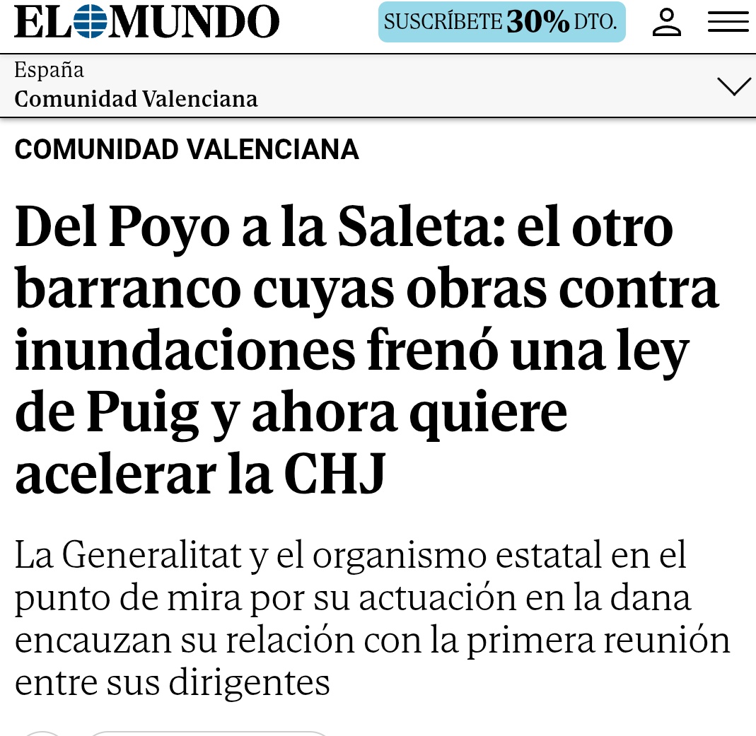 perlhorta's tweet image. 🛑FAKE NEWS 🛑
El govern de Mazon segueix en campanya contra la Llei de l’horta, culpant-la de «bloquejar» les obres dels barrancs del Poio i la Saleta. Ahir li va comprar les mentides @elmundocv, encara que estan ampliament refutades en altres mitjans. Va fil 👇🏼