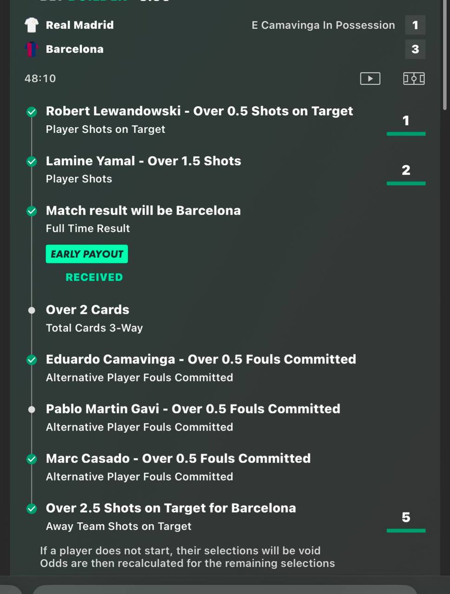 DailyBettingPot's tweet image. MY VIP CASH OUT £7,256.53 💷 TO WIN £11,280.00😍

If this lands, I’ll give £1000 to 2 lucky people who ♥️ Retweet comment on this tweet

Follow @DailyBettingPot For More
We’ve got more MASSIVE bet lined up for tonight stay tuned.

CASH OR STICK 👀⚽🔥
#Barcelona #RealMadrid
