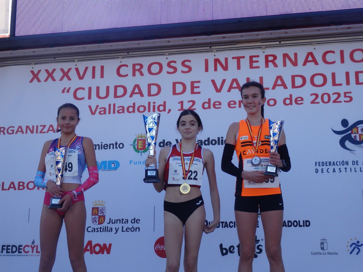 JackieRunners's tweet photo. Cto Autonómico Campo a Través CyL 

Buenos resultados esta mañana en Valladolid

Destacando ⬇️
🥉 de Andrea Gonzalez sub16
🥈 de María de Blas sub14
Y subcampeonas 🥈 por equipos sub14.
👏👏👏👏👏

El mejor resultado ver este gran grupo !!!😍😍

Seguimos !!💪💪 https://t.co/u2Zo7gq0nu