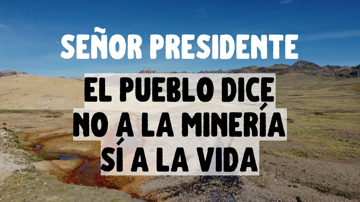¿Por qué nos oponemos a la minería metálica? 🤔

☝🏽📢 Porque pone en grave riesgo el río Lempa y los cultivos de millones de salvadoreños y salvadoreñas. Exigimos protección, no explotación. #NoALaMineriaSiALaVida ⚘️⚘️