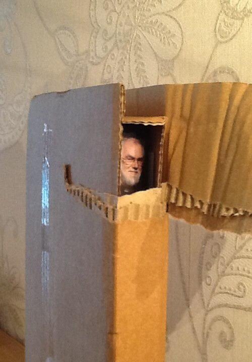 This was my strangest experience opening packaging for a book order and seeing Rowan Williams staring at me.