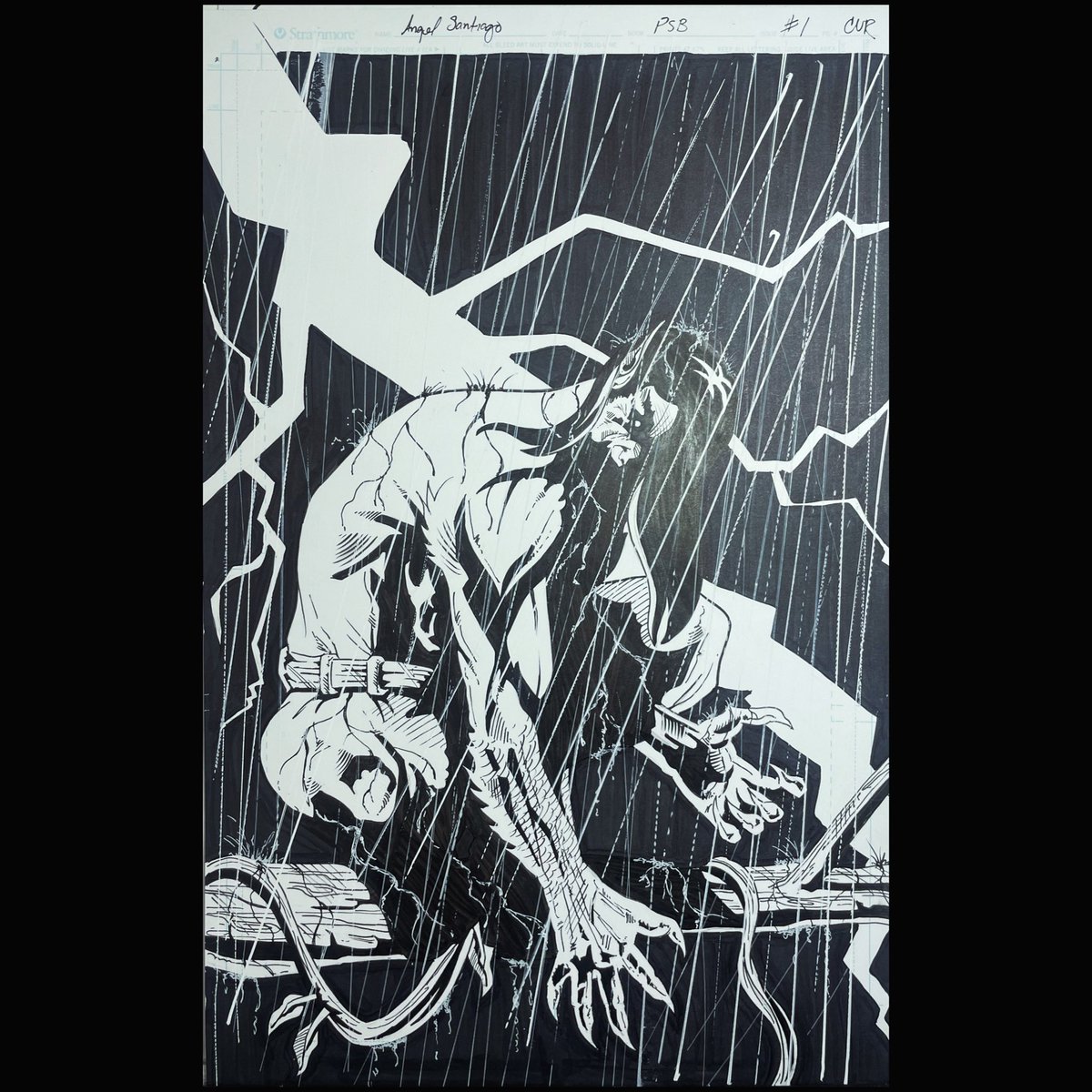 Inks for new PROJECT: SHADOW BREED issue 1 cover. Artist @angelcomicart #projectshadowbreed  #amazingactioncomics  #comics #comicart #indiecomics #independentcomics #comicpublisher #independentcomicpublisher #readsomethingamazing