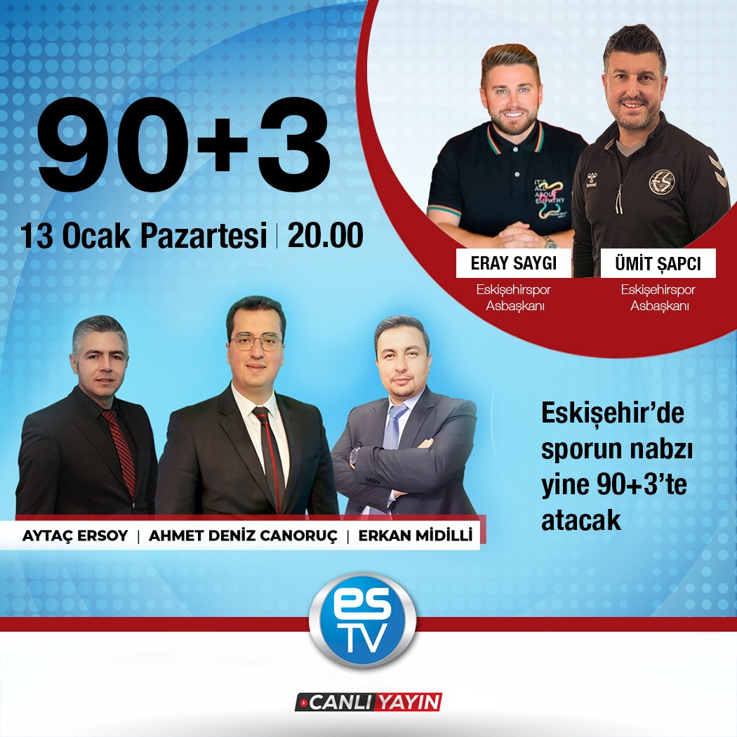 umitsapci's tweet image. Yarın akşam @Eraysaygii  başkanım ile Es TV ekranlarında olacağız.

Altyapı ve Fabrika Futbol Okulları hakkında konuşacağımız programa YouTube üzerinden Estv yi takip ederek ulaşabilirsiniz.

Ayrıca Dijitürk Bein platformunda 643. Kanaldan izleyebilirsiniz.

#EsEs
#Eskişehirspor