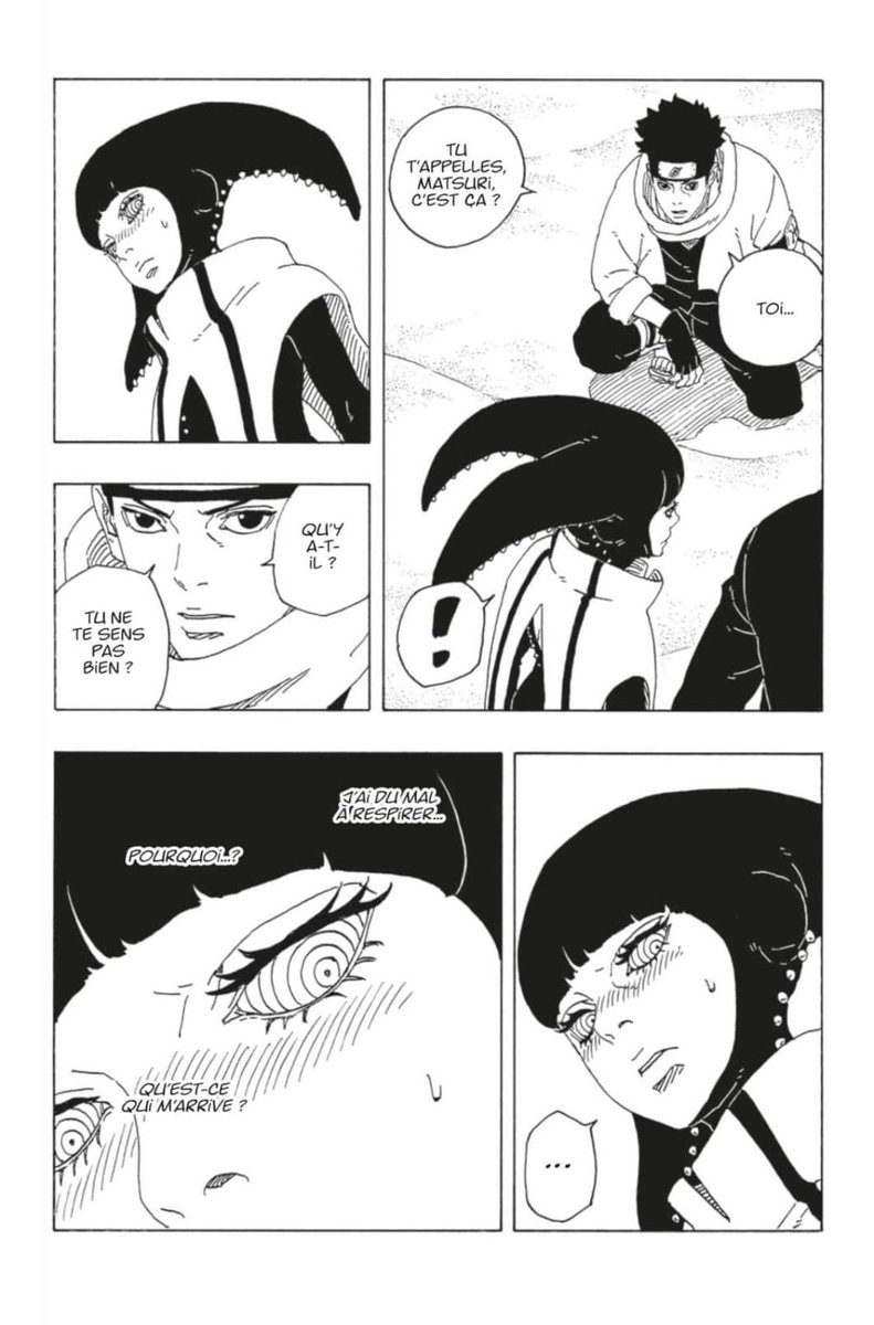 YamiGOAT15's tweet photo. Mdrr Konohamaru. Le coup de pression qu’il met à la très timide « Hinata » Matsuri 😂🤣. #BorutoTwoBlueVortex17 #Boruto97 https://t.co/jCdnynBMho