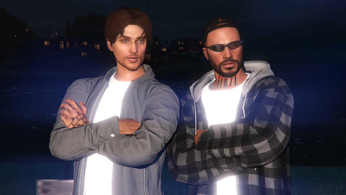 me and the guy whose party i went to without an invitation