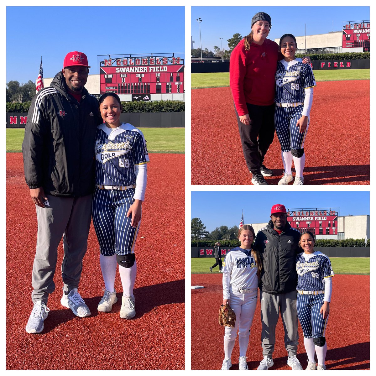 Had a great time <a href="/nicholls_sb/">Nicholls Softball</a> with <a href="/CoachRonFrost/">Coach Ron</a> <a href="/hansparks4/">Hannah Sparks</a> <a href="/nicole_pinney6/">Nicole Pinney</a>. Thank you for the invite!!❤️🤍