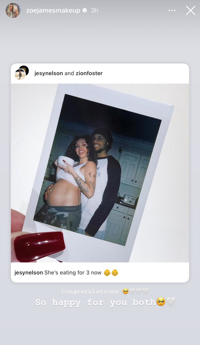 JesyNelson_stan's tweet photo. Jesy’s closest friends congratulate her news 🥹👶🤍 https://t.co/PuDMm9cl4R