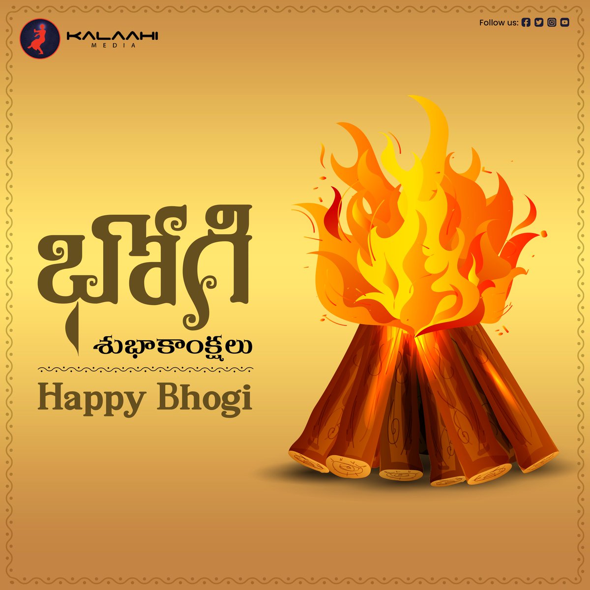 Kalaahi_Media's tweet photo. 🔥✨ This Bhogi, let’s burn away all the negativity and welcome new beginnings filled with hope, joy, and success! 🌾🎬. Wishing you all a vibrant and prosperous Bhogi! 🌻🌈

#HappyBhogi #FestivalVibes #NewBeginnings #ProductionHouse #CelebrateWithUs #FestiveCheers #kalaahimedia https://t.co/PLJ6AG7OLz