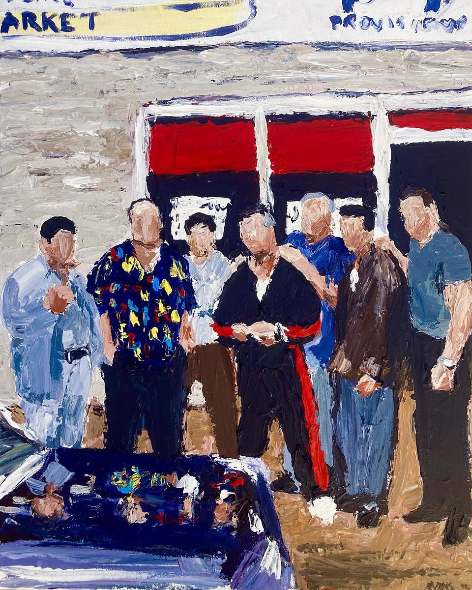 culturejpg's tweet photo. The Sopranos art by Sam Evans https://t.co/6Rv2IFUPFp