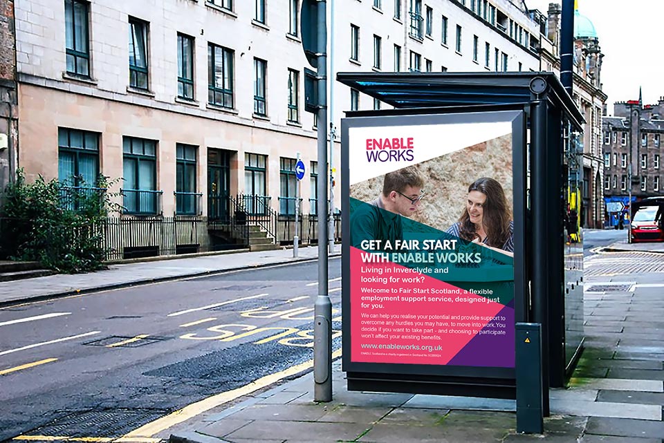 Ak39380645Umair's tweet photo. Large poster or #billboard design for #advertising and #marketing Fair Start Scotland in Inverclyde. Project organised by Enable Works.

Presented on various outdoor or indoor billboard displays

#graphicdesign #print #posters #fairstartscotland #enableworks https://t.co/Bdzl2AOnvU