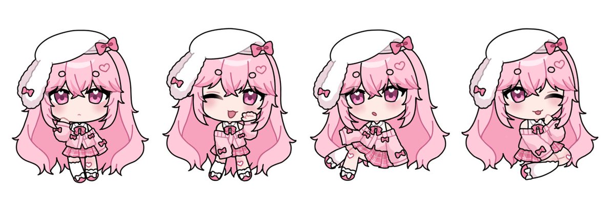 miu_chaa's tweet image. chibi ych bundle for @koibitokki !! ✿ 
#lattaeart