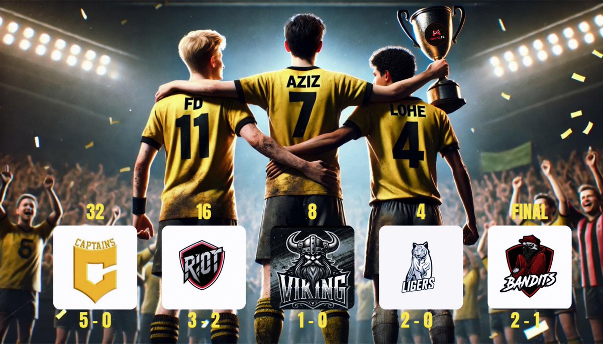 "النصر ليس خياراً, بل مصير محتوم لمن يقاتل بلا هوادة"
الڤيستفالين أبطالاً لكأس <a href="/Rivaln_app/">Rivaln | رايفل إن</a> ولا زال لنا مع الامجاد صولات وجولات💛🏆
#حنكه