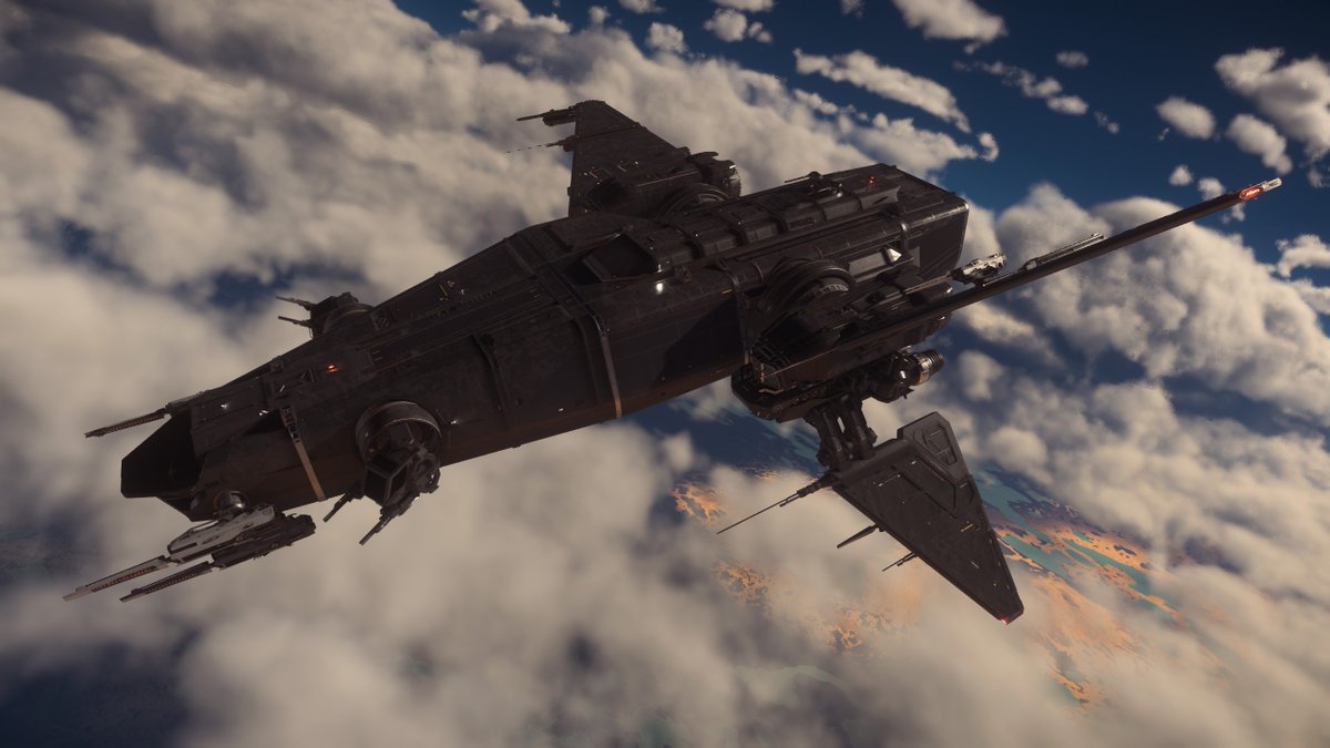 BOO_ZerO1's tweet image. Vor ein paar Tagen gab es eine Drake Corsair Exec als Belohnung in den Executive Hangars! Eine Schönheit! 😅😁 Daneben gab es jede Menge Syulen die eigentlich keiner wollte. 🤣 #StarCitizen #ContestedZones