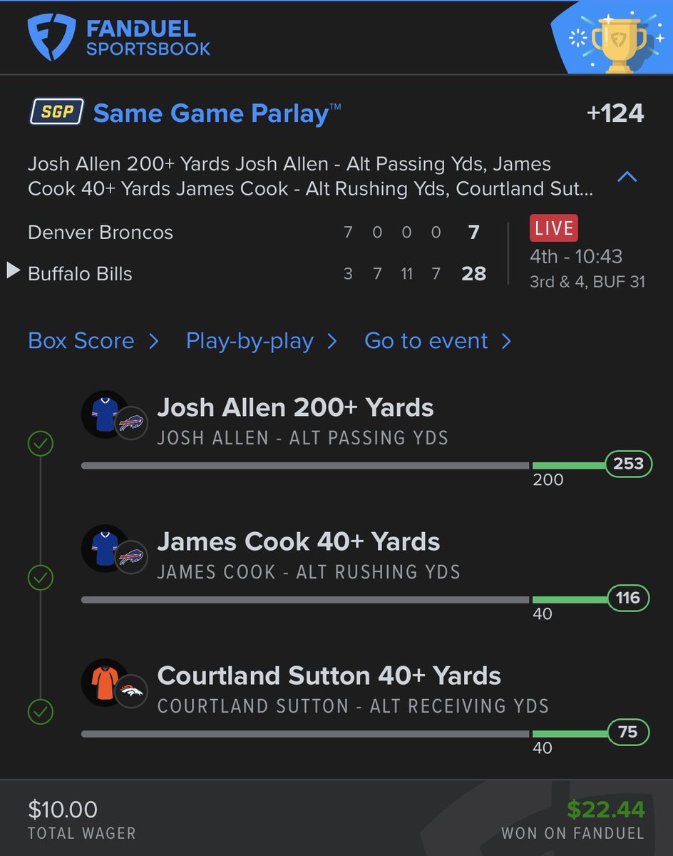 WizardOfLocks's tweet image. Ladder Challenge 

$10 to $10k

#nfl #NFLPlayoffs 
@tadpolebe2021 @BookitWithTrent @FDSportsbook
