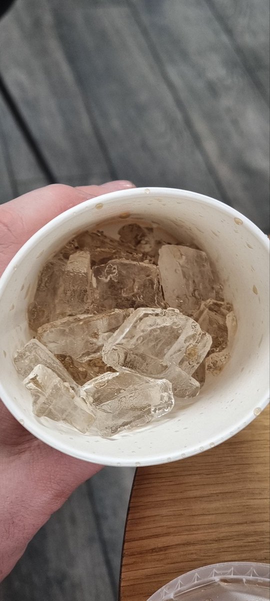 Can I get some drink with that ice please <a href="/BurgerKing/">Burger King</a> 

Holy shit haha