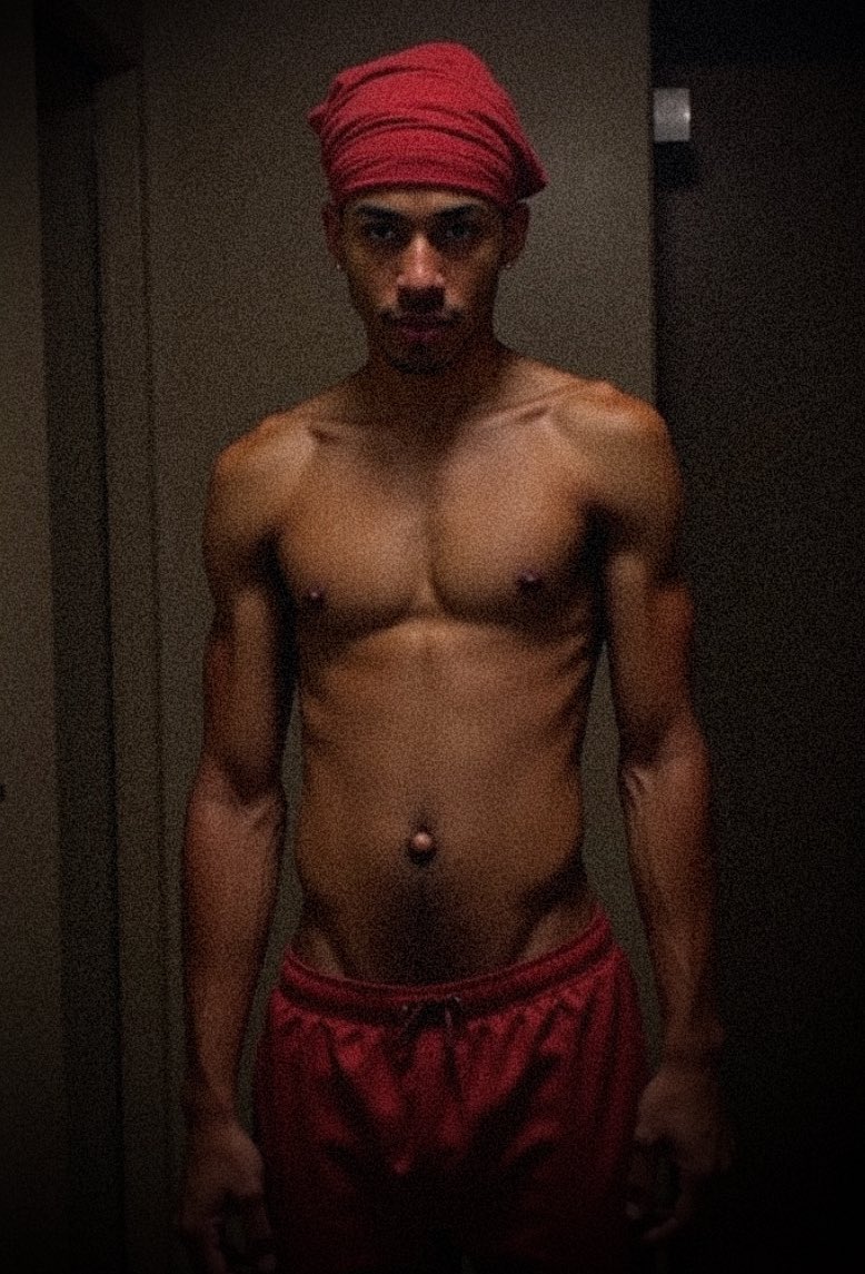 One year apart - back when I was deadly insecure/embarrassed about having my shirt off around anybody.