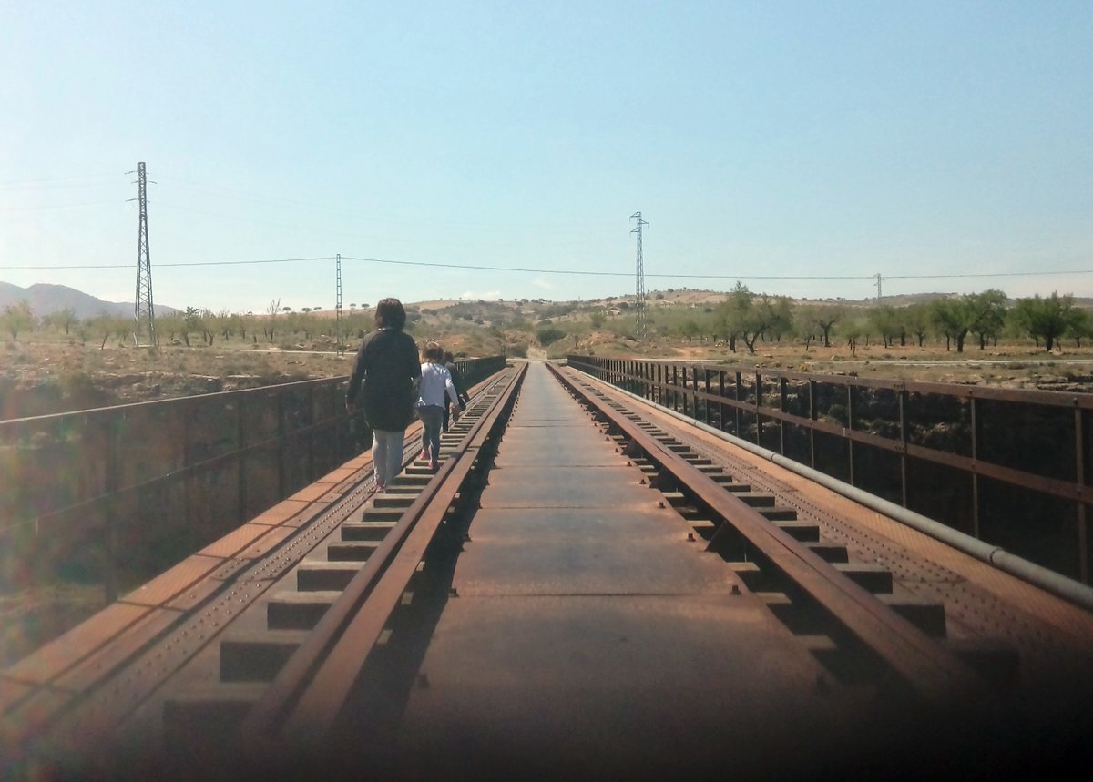 En estos #40AñosSinTren ni un solo día han dejado ese largo camino en busca del ferrocarril
En el #PuentedeHierro de Baúl, diseñado por Gustave #Eiffel
Por la vuelta del tren #Guadix #Baza #Almanzora #Lorca