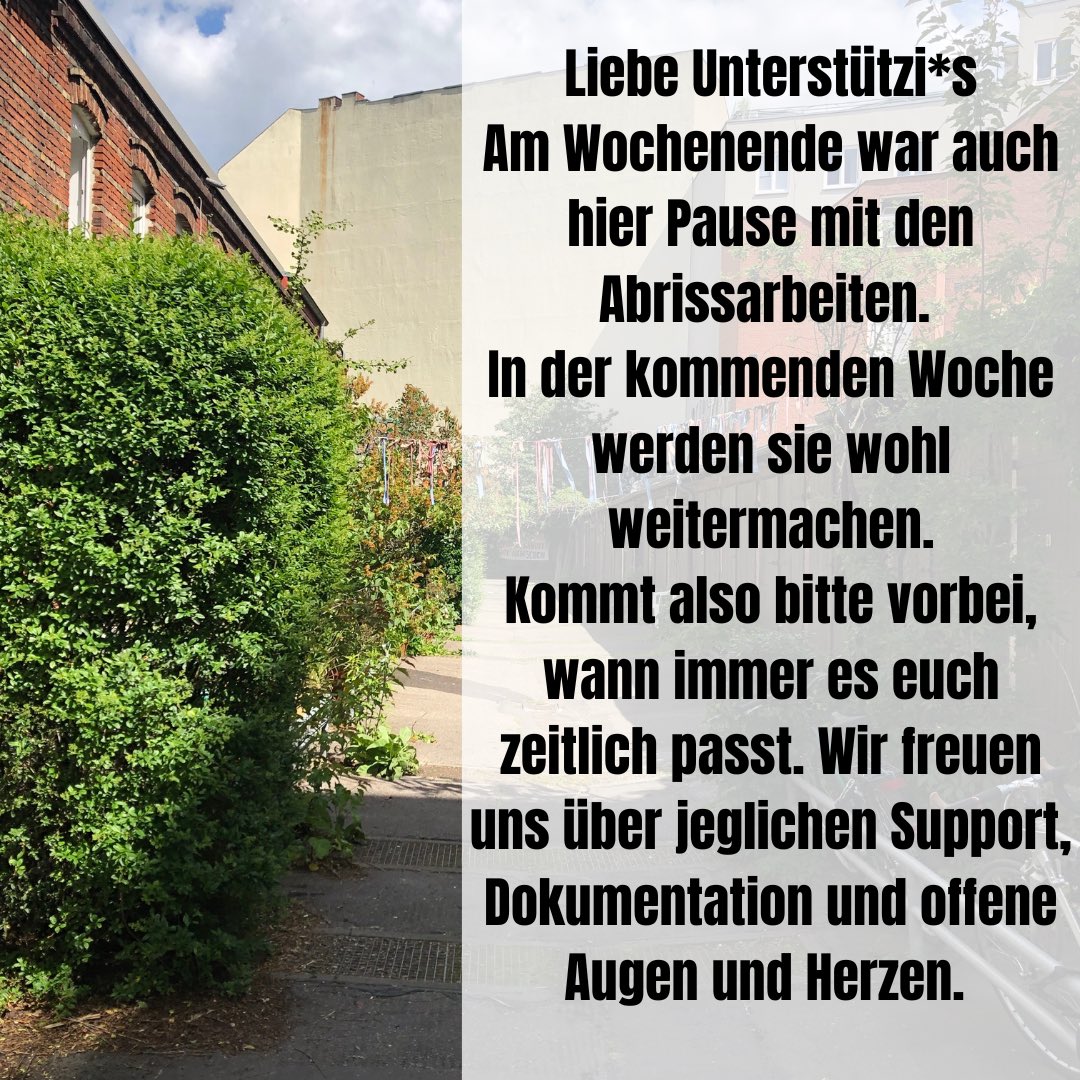 Wir haben in den letzten Tagen so viel Solidarität von euch erfahren. Tausend Dank dafür. Nach nervenaufreibenden Tagen, einer kraftvollen Kundgebung und sehr viel Support und Liebe, rufen wir euch trotzdem weiterhin auf:
1/2