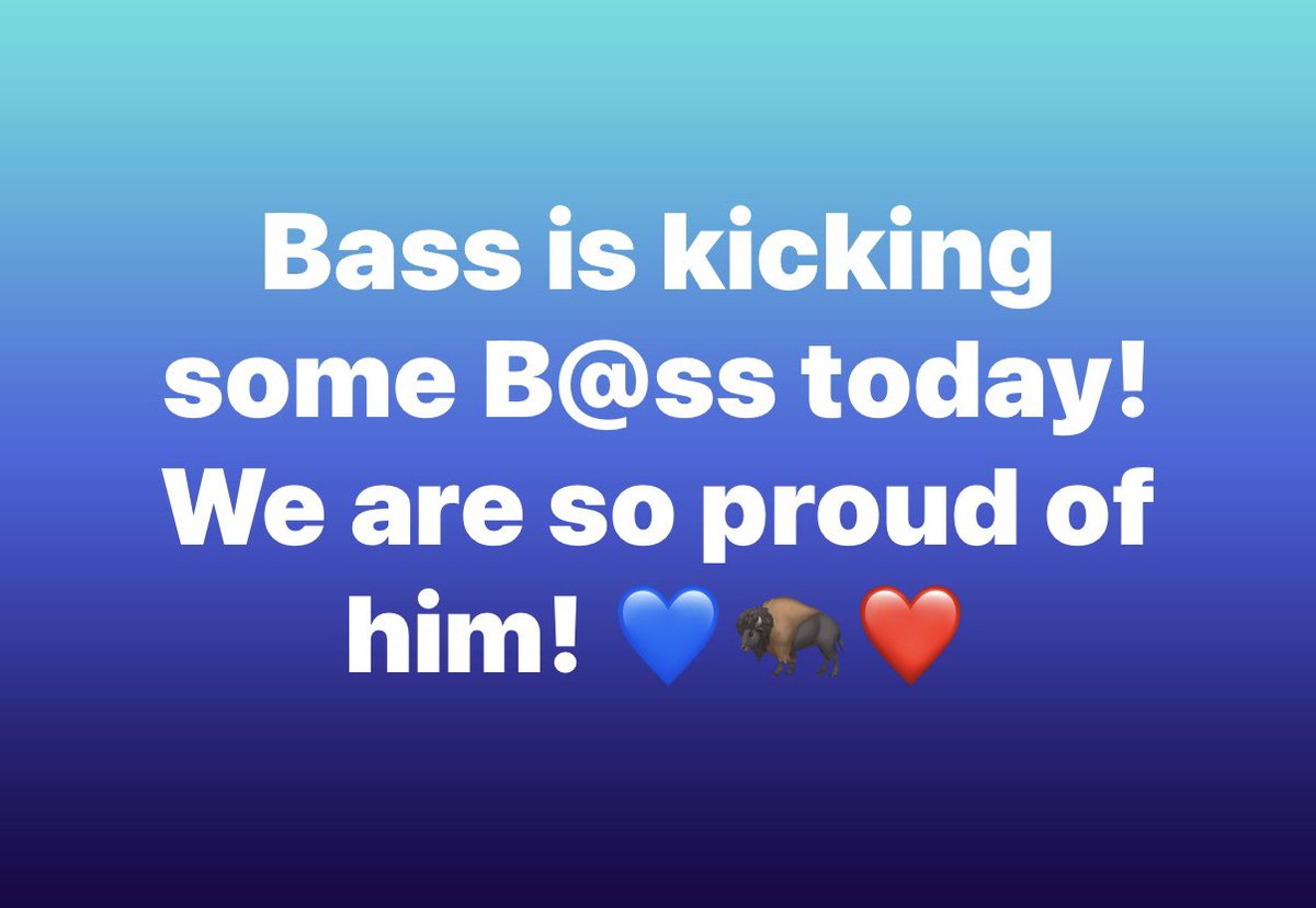 We love you Tyler! Way to go! 💙🦬❤️