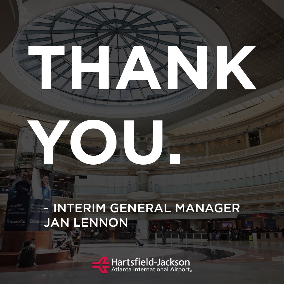 ATLairport's tweet photo. To our Department of Aviation, Atlanta Police, and Fire Rescue teams—thank you for your resilience during the winter storm. Your dedication and care remind the world why ATL leads in aviation excellence. #ATLstrong #AviationLeadership https://t.co/agv4LeoNJf