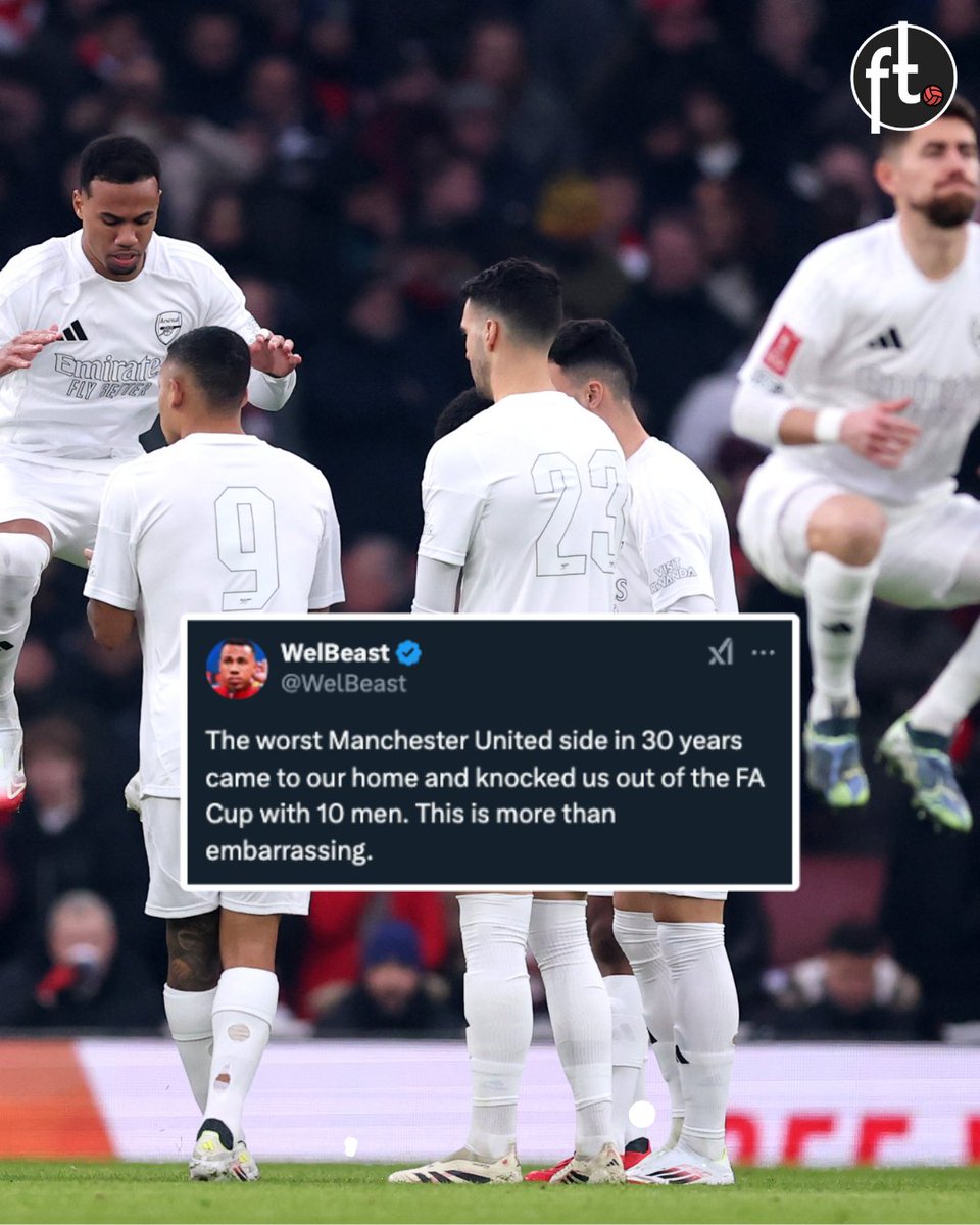 Footballtweet's tweet image. Arsenal fans have lost their head. 😂