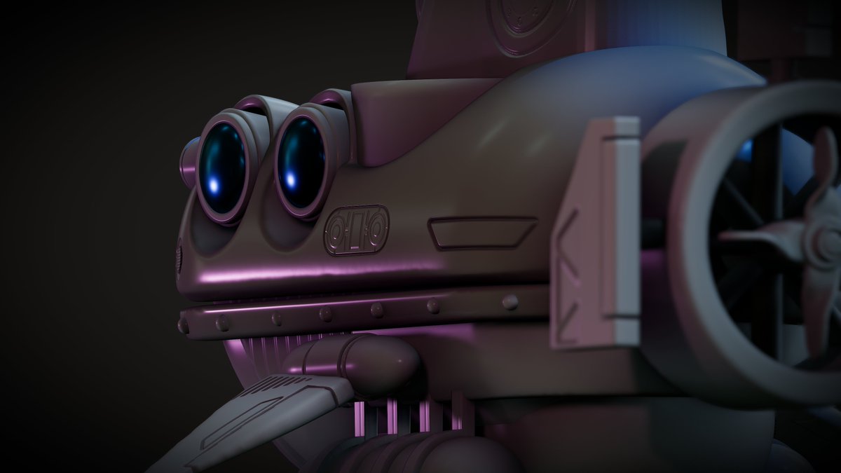 After buying an iPad Pro 1TB with 16GB of RAM, I got Nomad Sculpt. Following a tutorial to learn how the program works, I made this in a couple of days. It's a WIP for now, but I'll move on to retopo and texturing later.