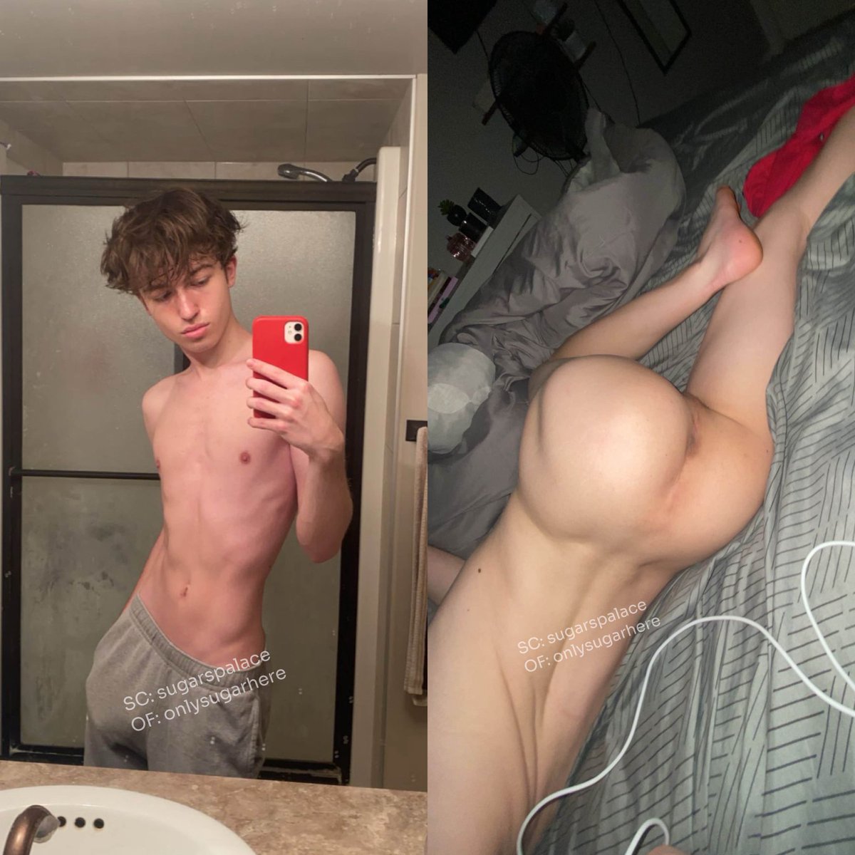 the boy 🧍🏻‍♂️:
&amp;
his butt 🍑: