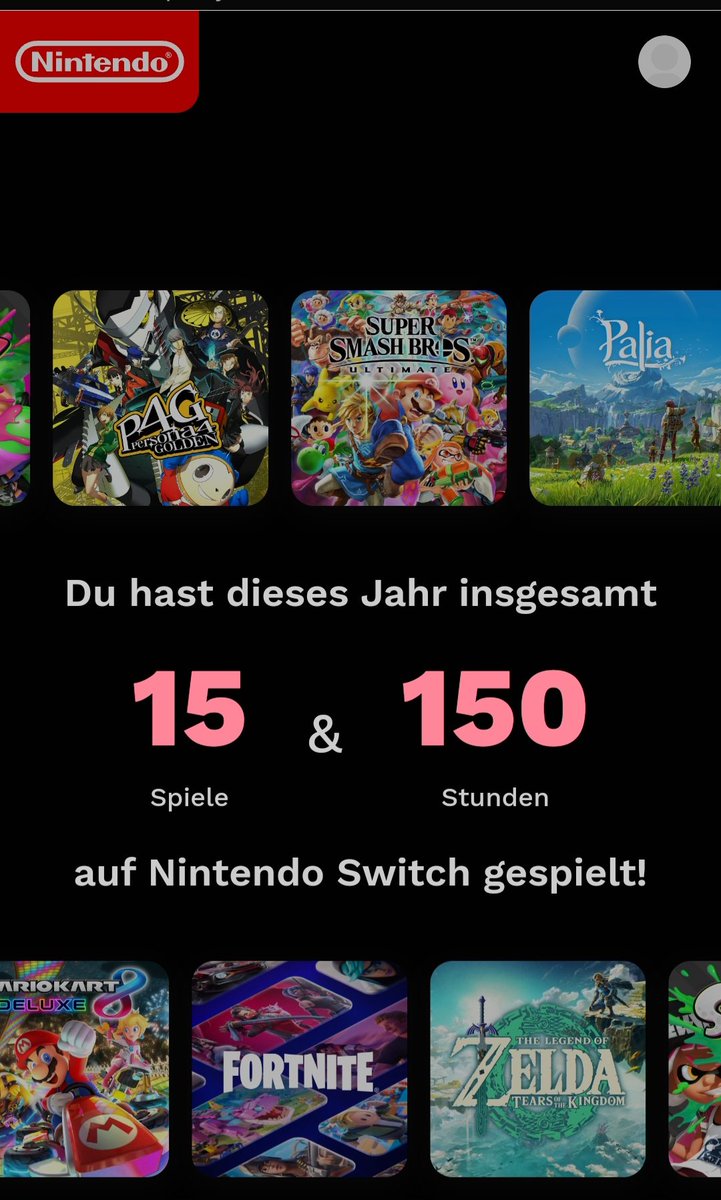 DanTheHero28's tweet photo. Ich war 2024 echt wenig an der Nintendo Switch 😂
115 Stunden davon Splatoon 3 https://t.co/vEbh8oEH18