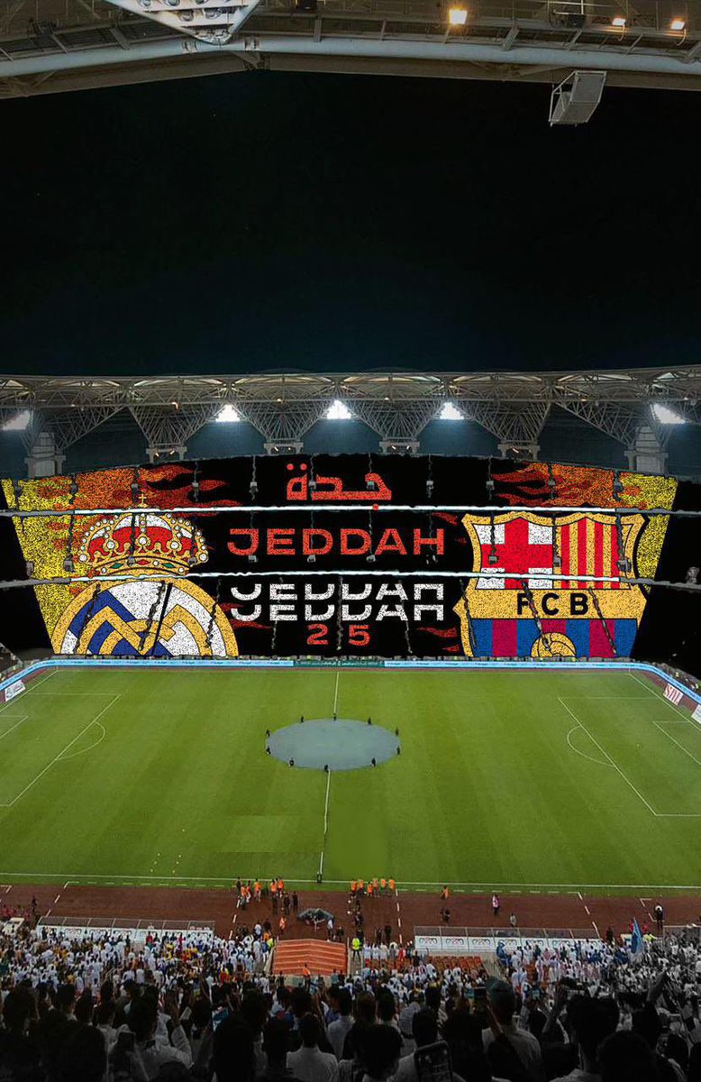 حتى بالتيفو كاتبين النتيجه قبل تبدا🤣