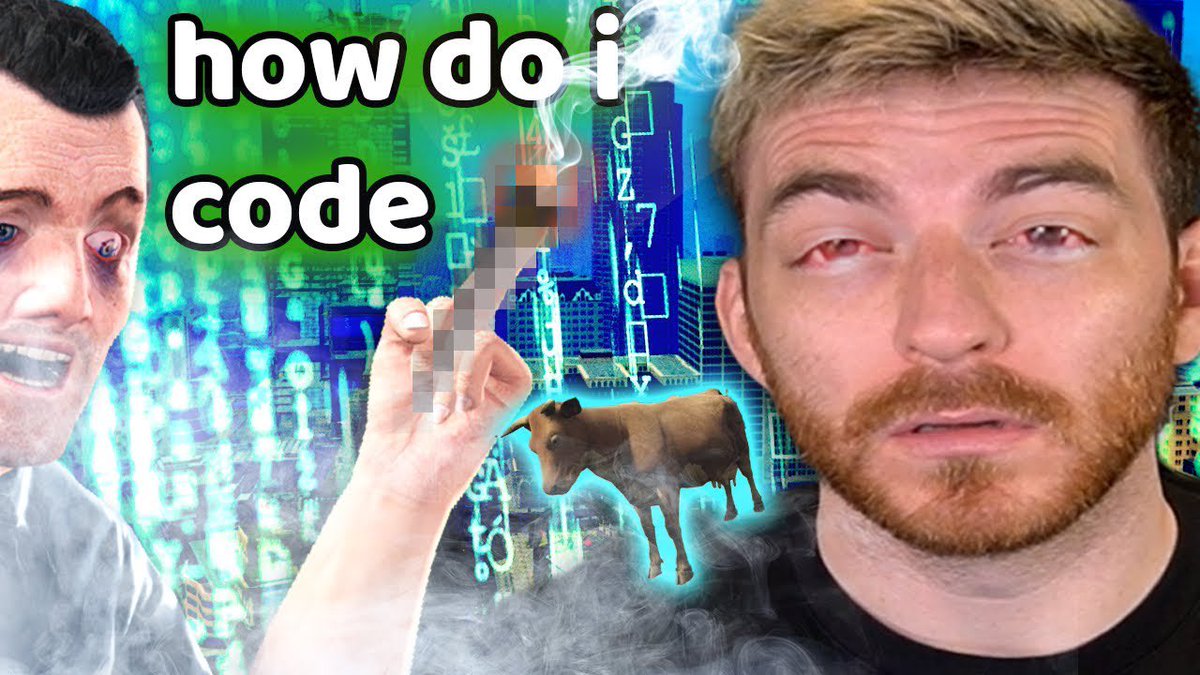 My editing Magnum Opus probably. Getting destroyed for 10hr with along with/for <a href="/DougDougFood/">DougDoug: Published Author</a> 
I am a professional 
youtu.be/B7Ljn6ZXI6E?si…