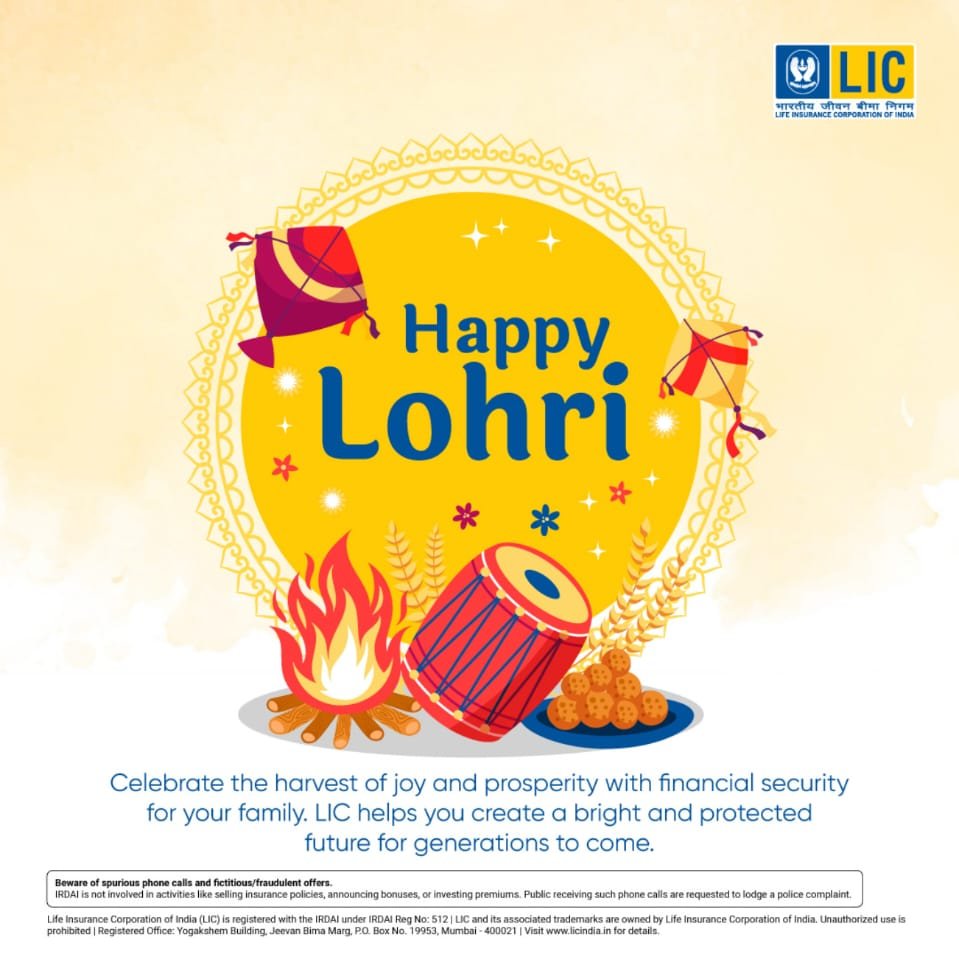 warrior321's tweet photo. Team LIC wishes you and your family a joyous Lohri! May the bonfire of Lohri burn away all worries and bring warmth, happiness, and prosperity.
#Lohri #HappyLohri2025 #FinancialFreedom #lic https://t.co/3Ohkv7Sp3u