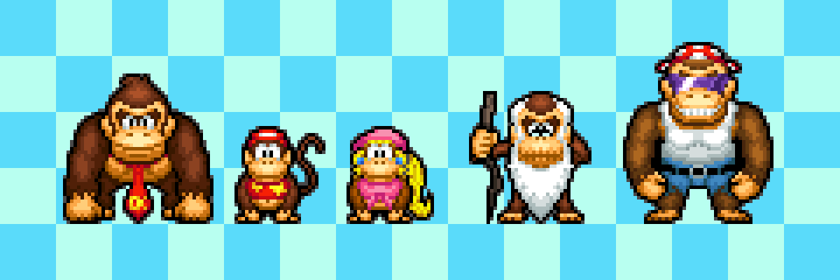DogPond4's tweet photo. MLBIS Sprites: The Kong Family https://t.co/Zink08NngX