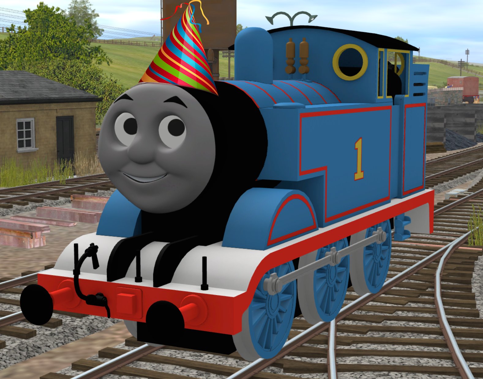 Thomas' S8 front ruler ref with smokebox door face by Curtis