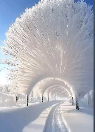 衝撃を受けました。とてもきれいでした。いつになったら雪が降って楽しいですか!
