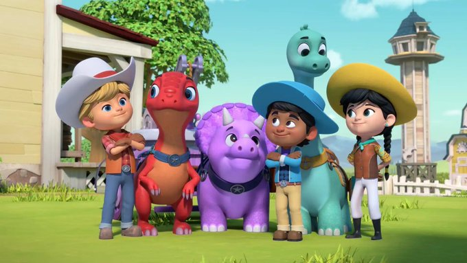 animationbdays's tweet photo. Happy 5th Anniversary to Dino Ranch! (2021) #DinoRanch #CBCKids #DisneyJunior https://t.co/JGNtafczMe