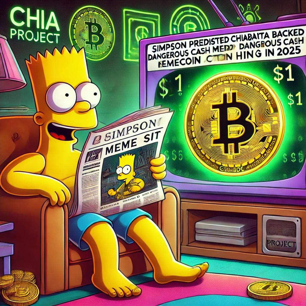 CBDC_1's tweet photo. Did The @TheSimpsons predict the future again? 🟡 Chiabatta Backed Dangerous Cash ($CBDC) memecoin on the Chia Project is set to hit $1 in 2025! 🚀 Sustainability meets memes—get ready for the next big thing. 🌱💰

 $XCH #Chia #ChiaProject #CBDC #SimpsonsPrediction https://t.co/S5ZoxJB2hY