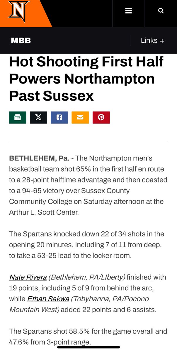 PmWestBball's tweet image. Big game for ‘23 alum Ethan Sakwa yesterday! #WEstFAM 🏔️💜