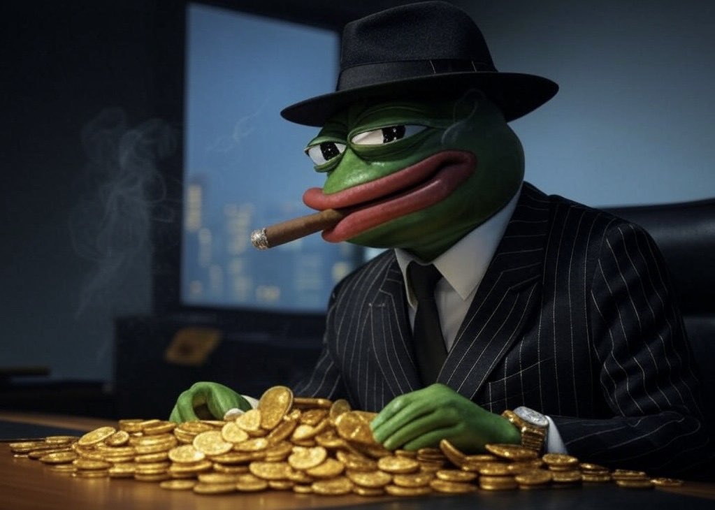 DonPepeToken's tweet photo. The Don With His $DONP💰💰💰#cryptocurrency #memecoin #SOL #SolanaMemeCoins #pumpdotfun #crypto #donpepe #pepe #pepecoin #PONKE #Binance #meme https://t.co/dErIGjJKNH