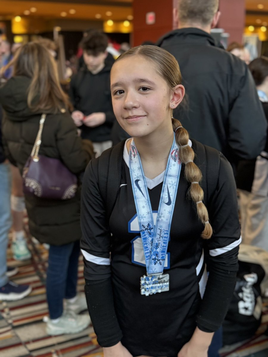 AnibalSolerJr's tweet image. @NYAttackVBClub 14u Warriors go into the 2025 NIKE New England Winterfest Volleyball tournament and leave with a Silver medal. Grateful my daughter had the opportunity to play up with this team. They are a talented group! #handlehard #NYAttack