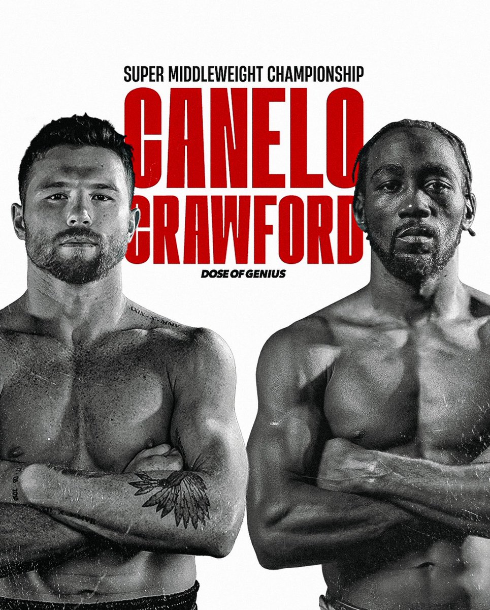 The fight between Canelo Alvarez and Terence Crawford is set for September 2025 in Las Vegas. 🔥

Who do you got winning? 👀

📸:@doseofgenius