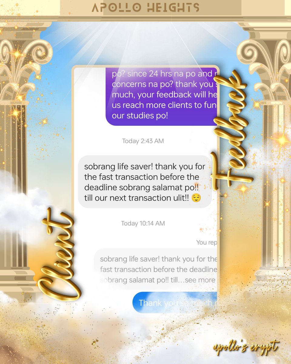 (🌟) #apolloscrypt ✧ feedbacks !
— ANTHROPOLOGY task for a PREMIUM REPEAT CLIENT based in LOS ANGELES 🇺🇸 ✍🏻 + TIP!  

at last, sharing this! our regular client sent us this heartwarming feedback earlier at 2:00 AM 🙌🏻

if you’re looking for someone who is proficient,