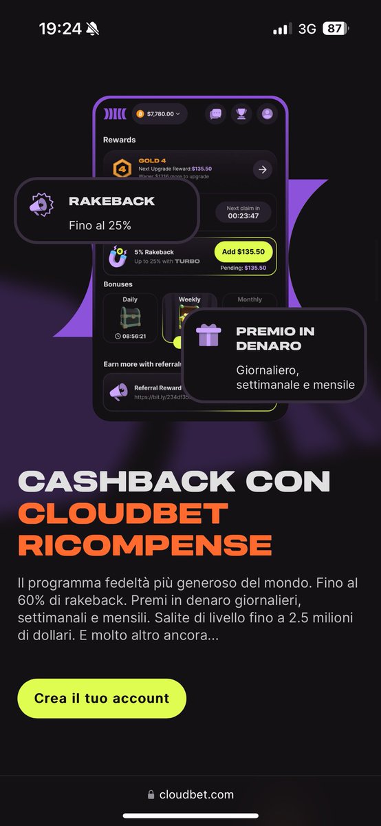 Cloudbet tweet media