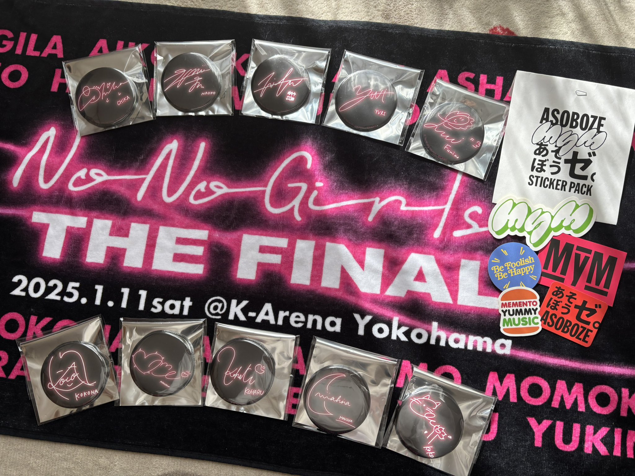 ノノガ ノーノーガールズ nonogirls マヒナ MAHINA 缶バッジ｜Yahoo!フリマ（旧PayPayフリマ）