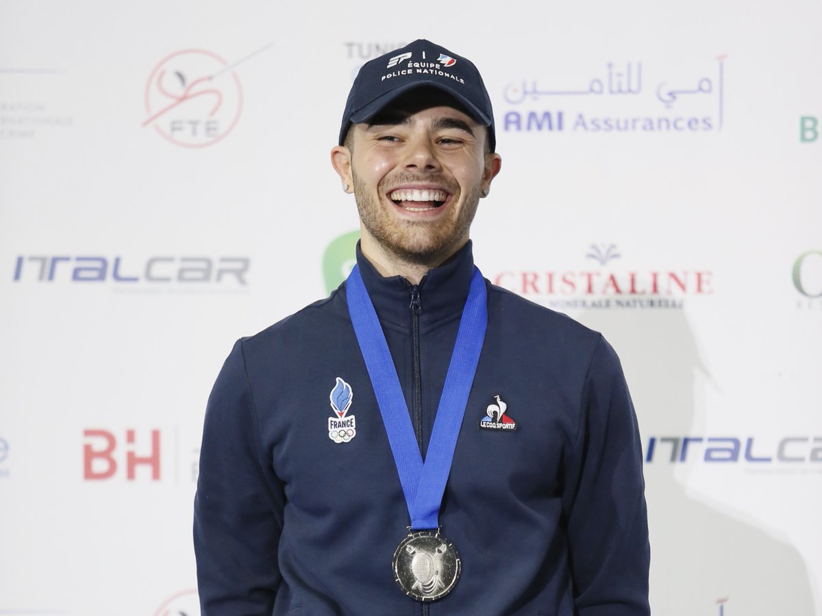 FIE_fencing's tweet photo. The 24/25 Tunis Men’s Sabre Grand Prix podium 🤺🇹🇳
🥇 Sangwon Park (KOR)
🥈 Sébastien Patrice (FRA)
🥉 Fares Ferjani (TUN)
🥉 Pavel Graudyn (AIN)

Congratulations to all the medalists!👏👏

📸 Hamza Barhoumi

#fencing #escrime #esgrima #FIE #FencingWorldCup #Tunis #Tunisia https://t.co/qsFUYfmvXa