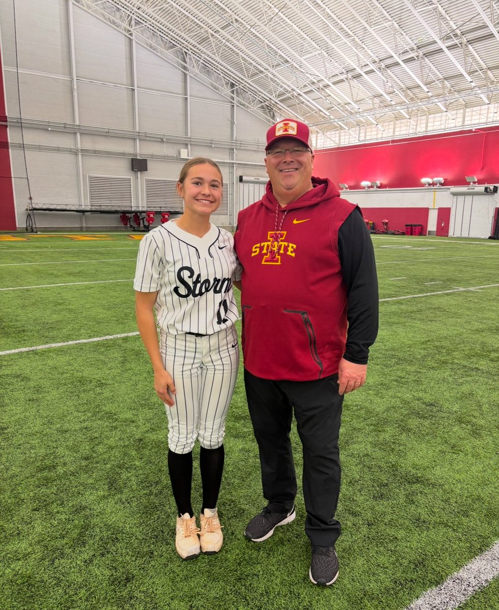 Sydney Root (@sydneyroot_2028) on Twitter photo Thank you <a href="/CycloneSB/">Iowa State Softball</a> for inviting me to your Winter Elite Camp this weekend! Thank you to all of the coaches and players.
<a href="/CoachPinkerton/">Jamie Pinkerton</a> <a href="/coachapjackson/">Aaron Jackson</a> <a href="/AlbaughSydney99/">Sydney Albaugh</a>
Go Cyclones! 🌪️🥎🌪️
<a href="/AZStormFastptch/">Arizona Storm Fastpitch</a> <a href="/azstormcaptain/">Arizona Storm - Captain</a> Thank you <a href="/CycloneSB/">Iowa State Softball</a> for inviting me to your Winter Elite Camp this weekend! Thank you to all of the coaches and players.
<a href="/CoachPinkerton/">Jamie Pinkerton</a> <a href="/coachapjackson/">Aaron Jackson</a> <a href="/AlbaughSydney99/">Sydney Albaugh</a>
Go Cyclones! 🌪️🥎🌪️
<a href="/AZStormFastptch/">Arizona Storm Fastpitch</a> <a href="/azstormcaptain/">Arizona Storm - Captain</a>