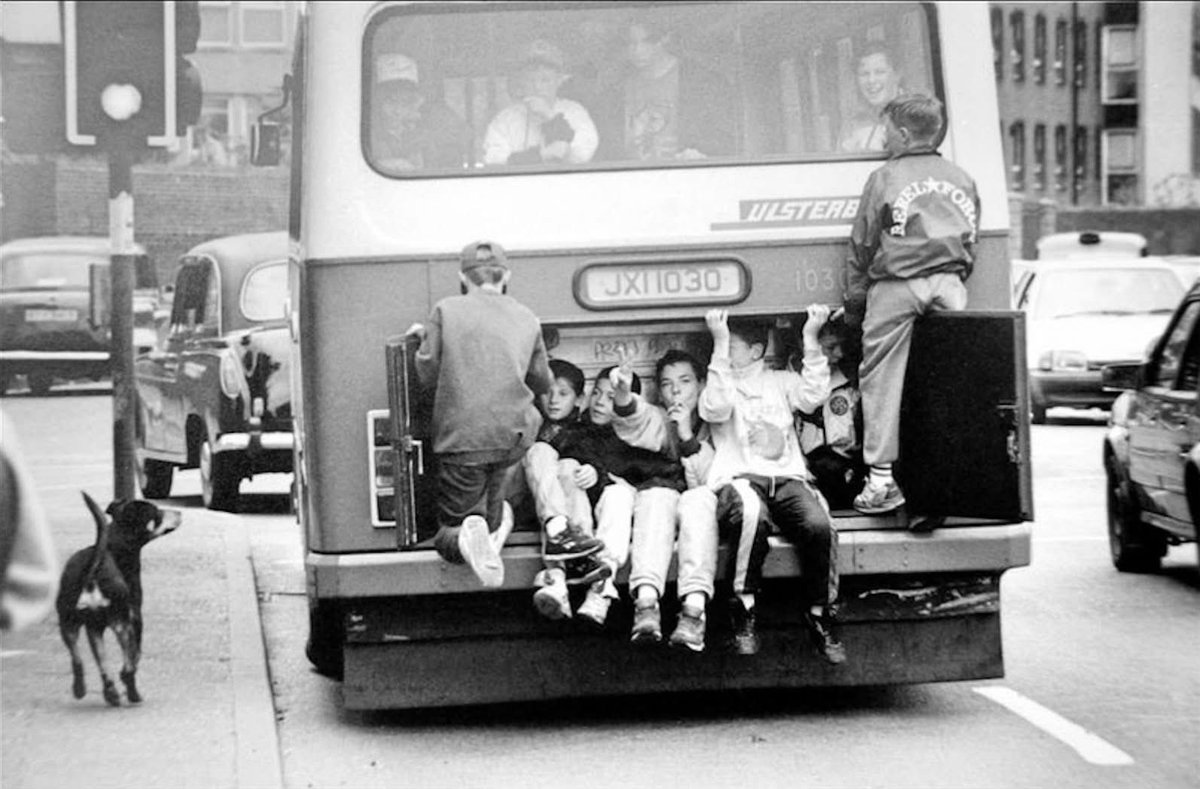 ireland_society's tweet photo. Falls Road.  Belfast. c1990.
  (© Michael Schwartz) https://t.co/ghHAF4Z0am