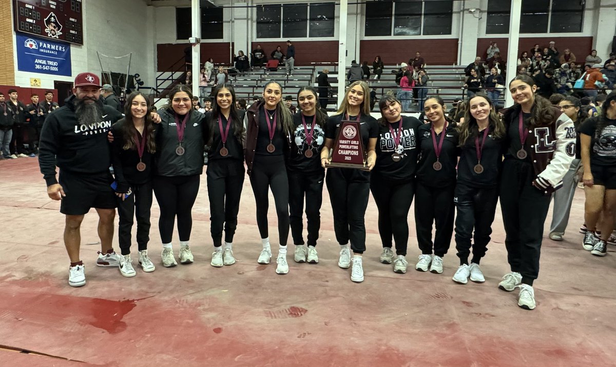 CoachTonyRamon's tweet photo. 1st Powerlifting Meet of the season in the books.  The Girls brought home the Team Championship and the Boys finished in 2nd. Thanks to Mathis HS for the hospitality. #CCLondonPower #LiftHeavy https://t.co/nSc3ildVnj