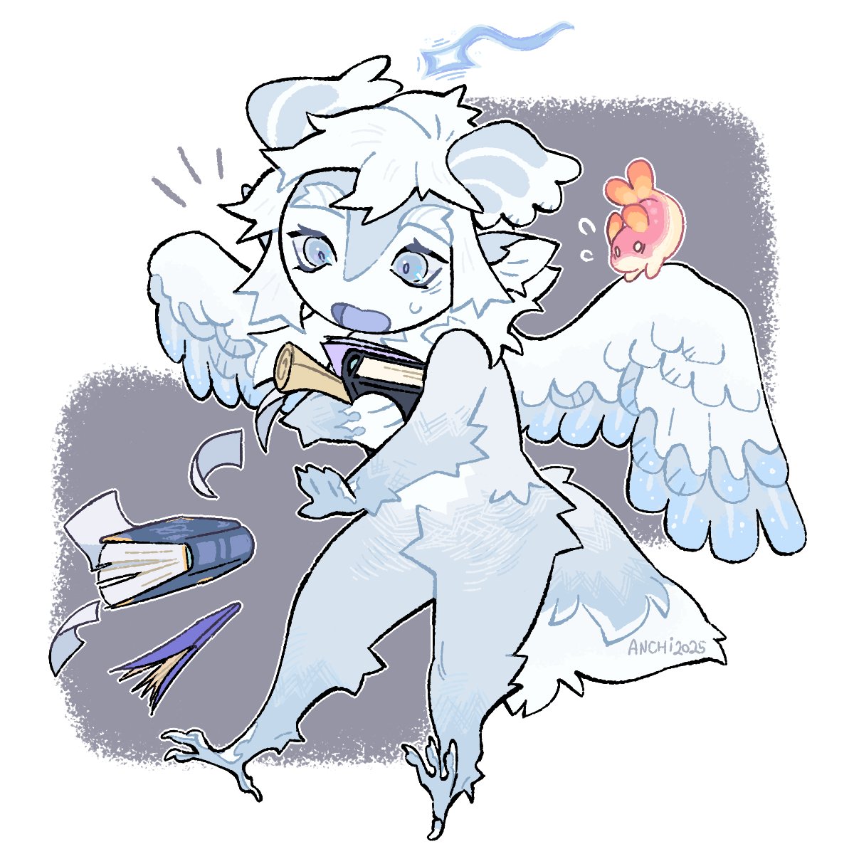 Browbird goober commission for Zayozaze ✨
