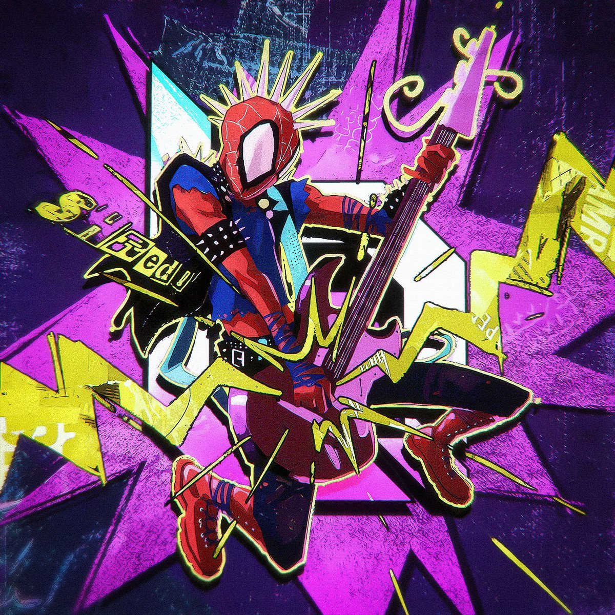 somberfuneral's tweet photo. Obey x Spider Punk https://t.co/GTx9F26835