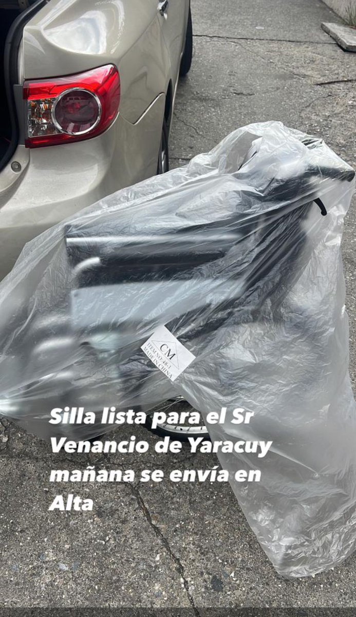 #Gracias. Buenas tardes, quiero informar que ya la silla de ruedas para el Sr Venancio, de 91 años, se logró conseguir.
Gracias al amigo Juan (<a href="/JRPetare/">Juan Rios JR PETARE</a>) que hizo las gestiones para conseguirla.
Mañana sale rumbo a Yaracuy.
Gracias por todo.
Bendiciones a todos. 🙏
#CasoSocial